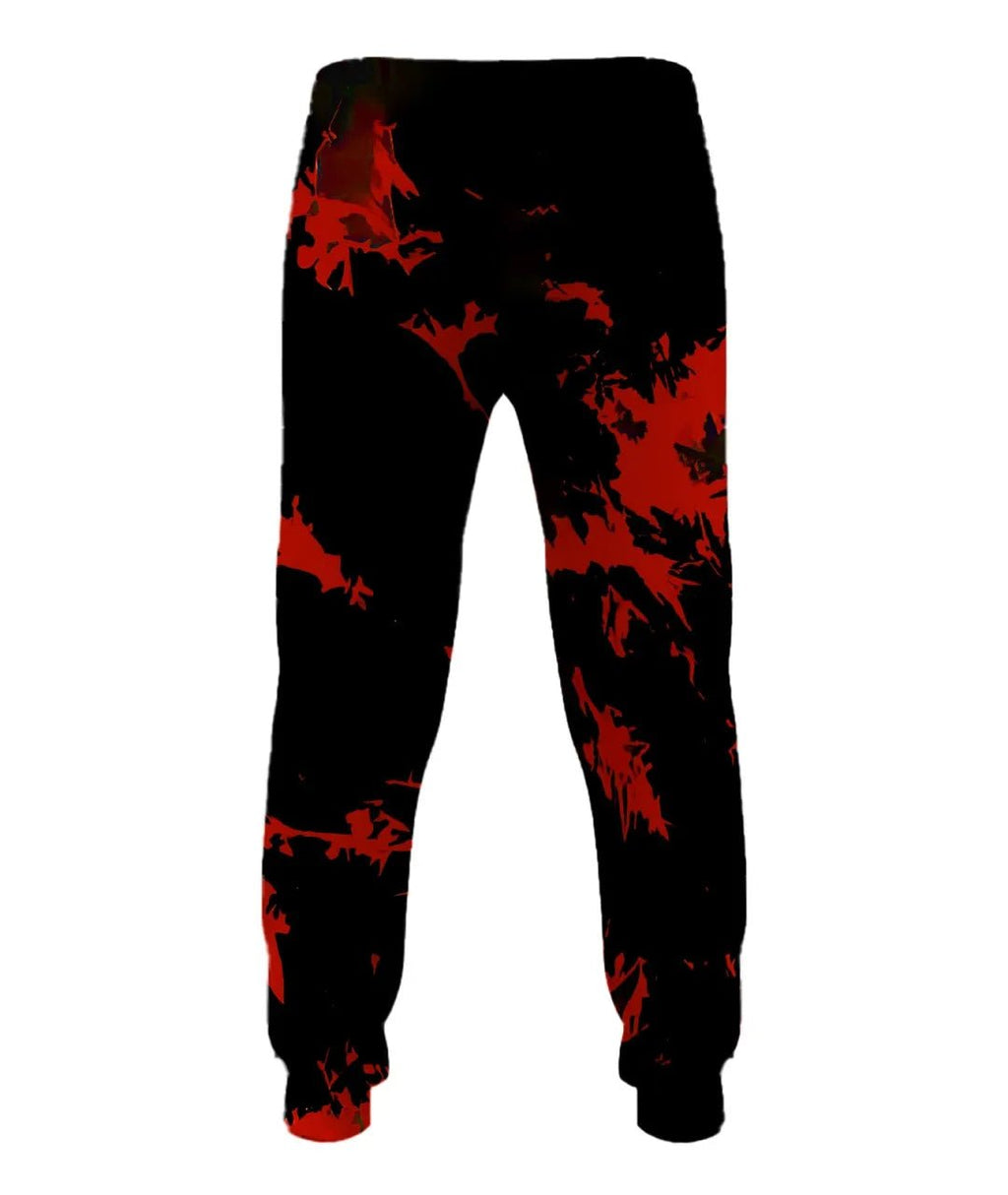 2025 Summer new men's Tracksuit 2 - piece tracksuit Evil Smile 3D Printed Summer casual men's suit Short sleeve T-shirt + pants - Fabtukus Luxury