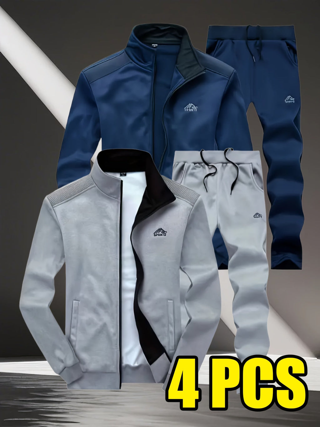 4pcs Set Of New Men'S Casual Sportswear - Fabtukus Luxury