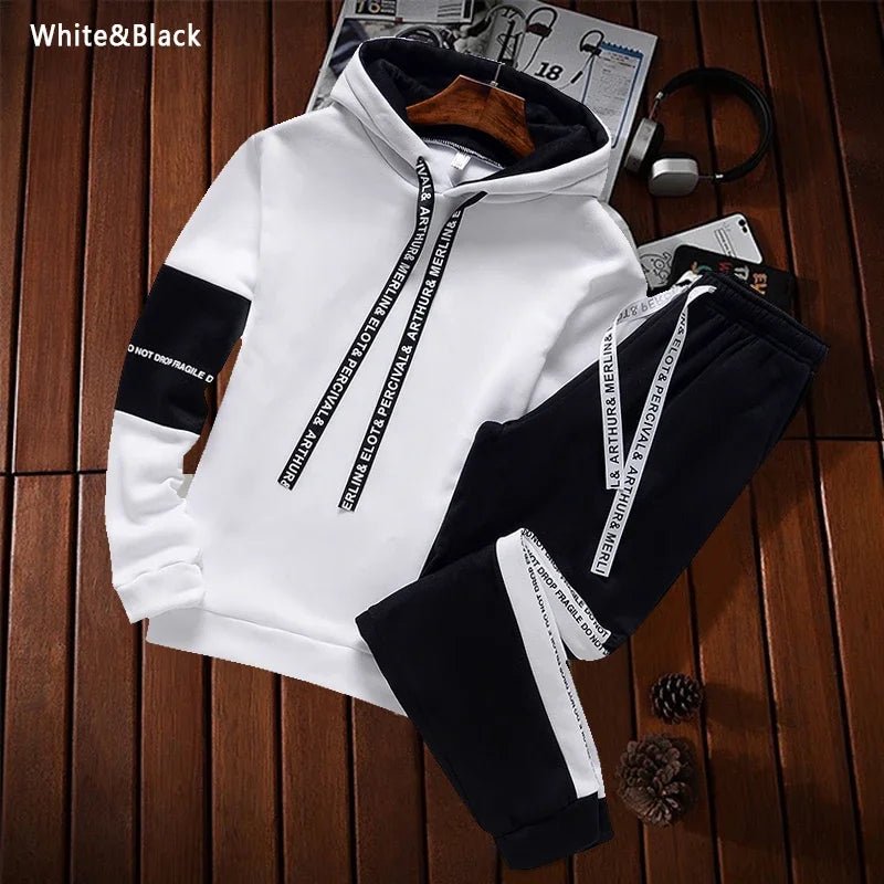 Classic Black White 2 Piece Clothing - Fabtukus Luxury