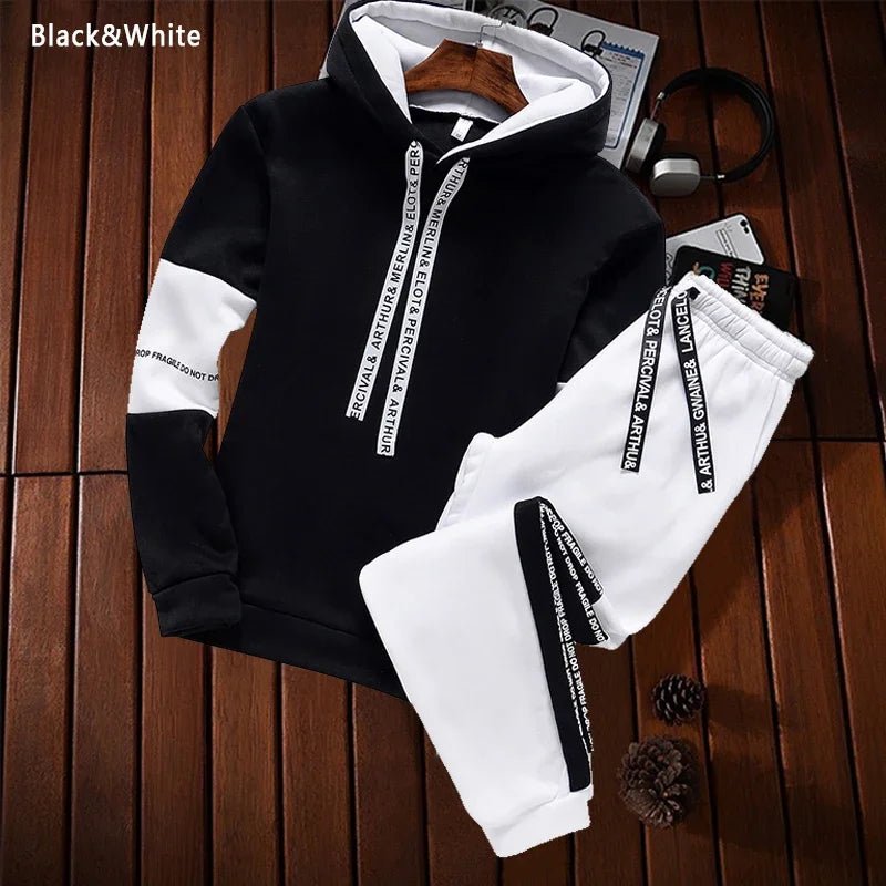 Classic Black White 2 Piece Clothing - Fabtukus Luxury