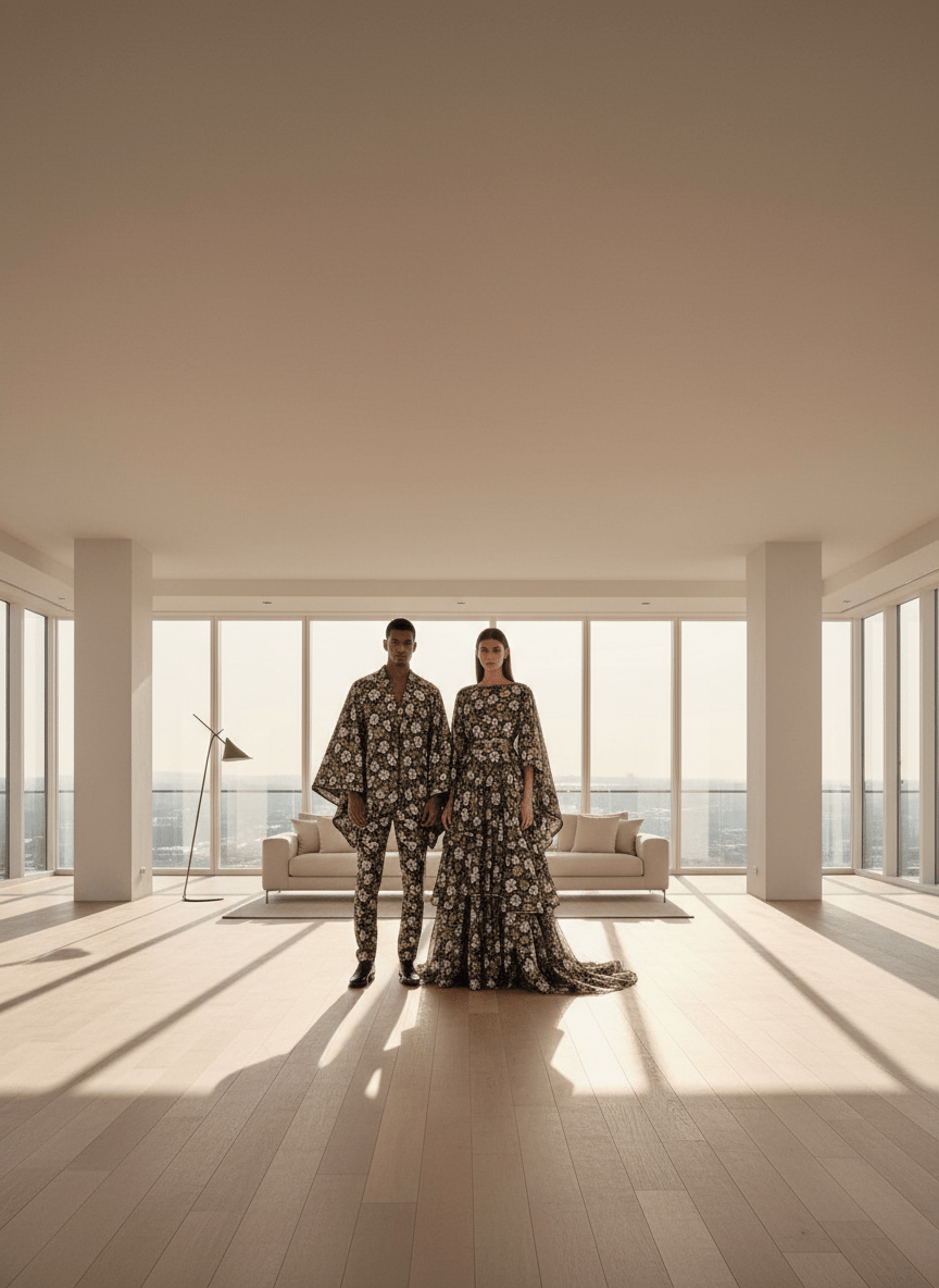 Luxury Flowery Damask {Per Yard} - Fabtukus Luxury