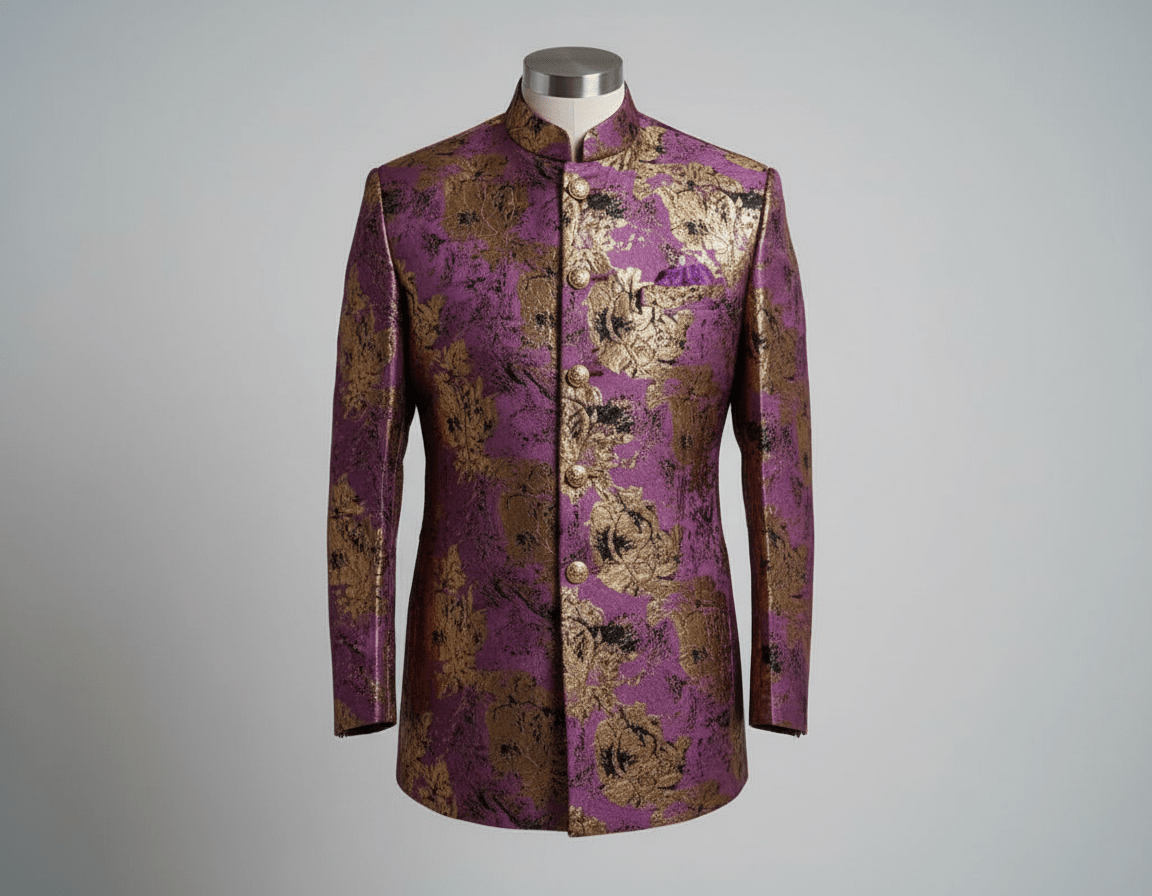 Luxury Pink and Gold Damask {Per Yard} - Fabtukus Luxury