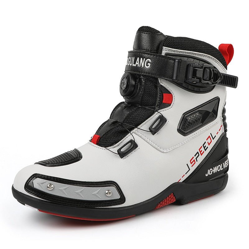 Men's Knight Motorcycle Shoes - Fabtukus Luxury