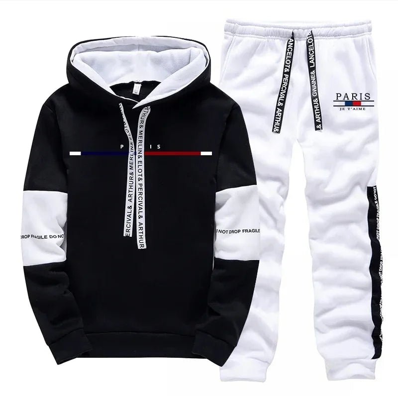 Men's Tracksuit Autumn Winter Hooded - Fabtukus Luxury