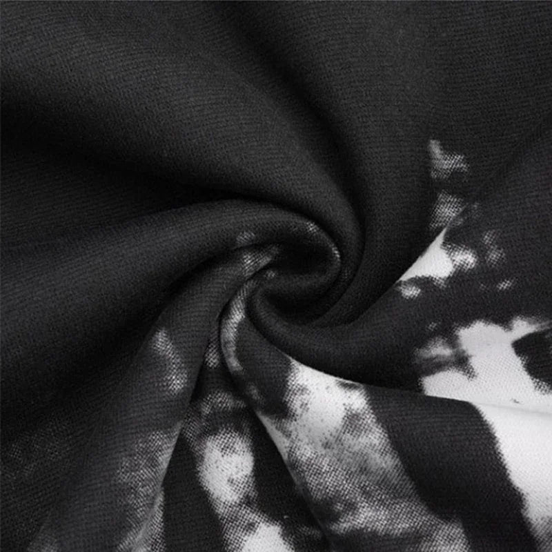 Mens Tracksuit Sports Printing Casual Hooded Sweatshirts+Pants 2 Piece Set Jogging Clothing Splash - ink Suit Hot Sales Menswear - Fabtukus Luxury