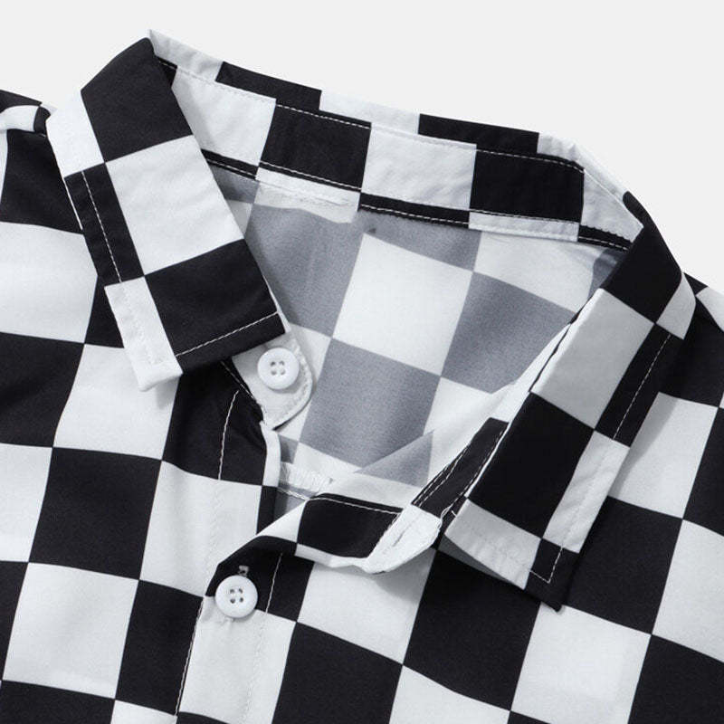 New Short - sleeved Shirt Hawaiian Vacation 3D Printed Casual All - matching Men's Clothing Top - Fabtukus Luxury