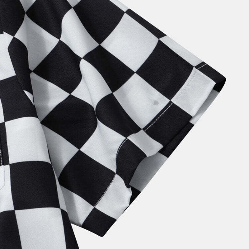 New Short - sleeved Shirt Hawaiian Vacation 3D Printed Casual All - matching Men's Clothing Top - Fabtukus Luxury