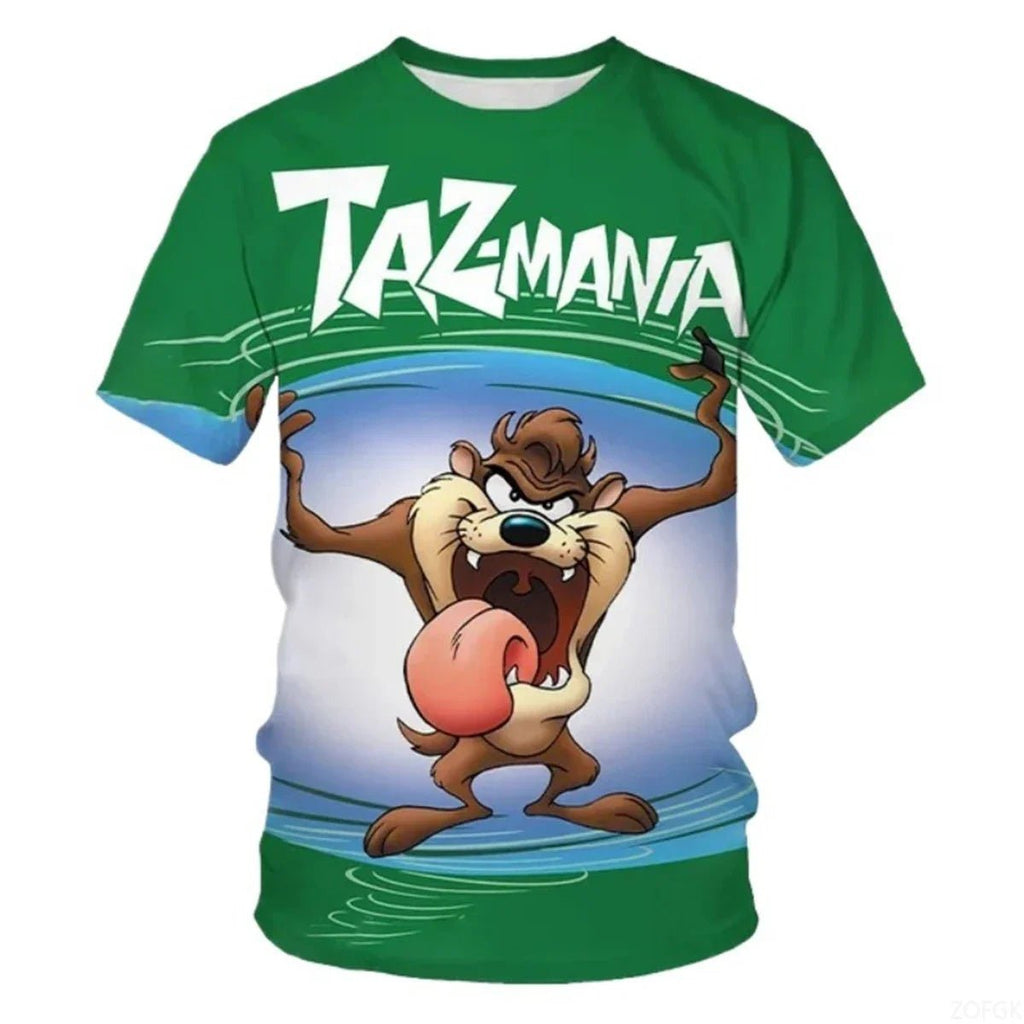 Premium Men's 3D Cartoon T-Shirt | High - Density Personalized Print on Breathable Cotton for All - Day Summer Comfort - Fabtukus Luxury