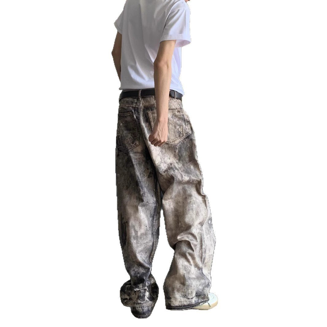 Spring And Summer New 3D Digital Camouflage Printed Denim Trousers For Men - Fabtukus Luxury