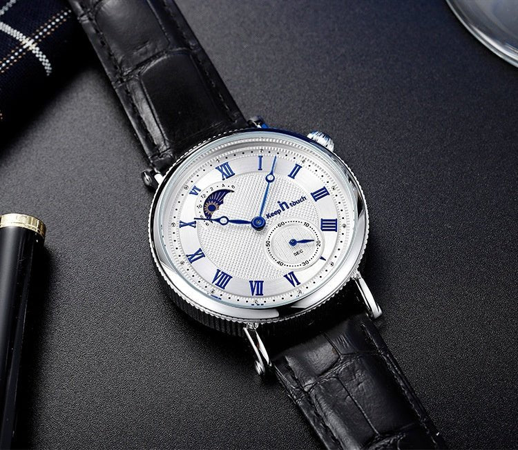 Sun Moon Star Two - pin Half Men's Watch - Fabtukus Luxury