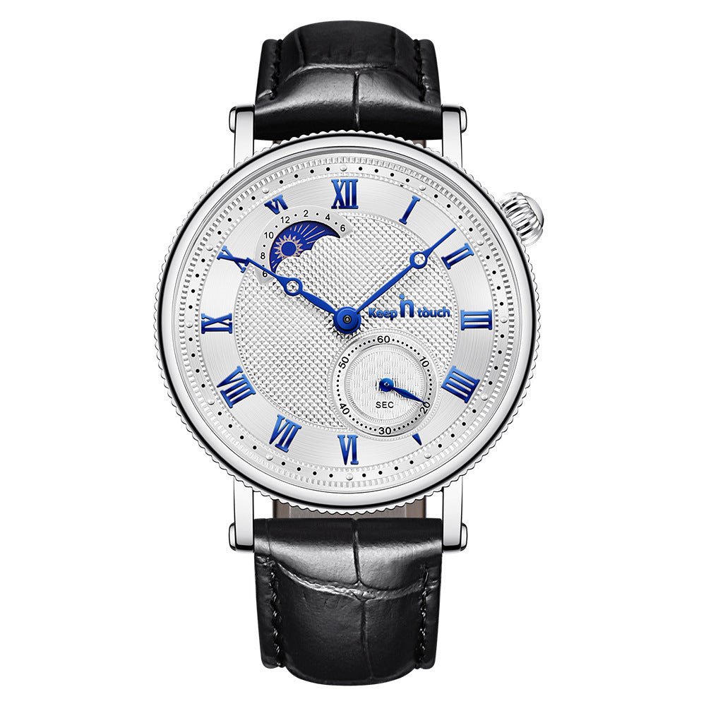 Sun Moon Star Two - pin Half Men's Watch - Fabtukus Luxury