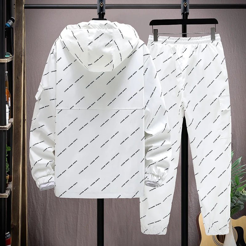 Two Piece Sets Hip Hop Streetwear trackSuit - Fabtukus Luxury