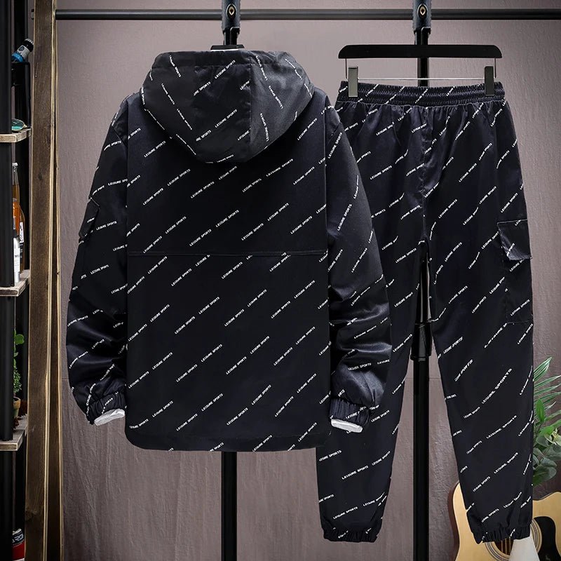 Two Piece Sets Hip Hop Streetwear trackSuit - Fabtukus Luxury