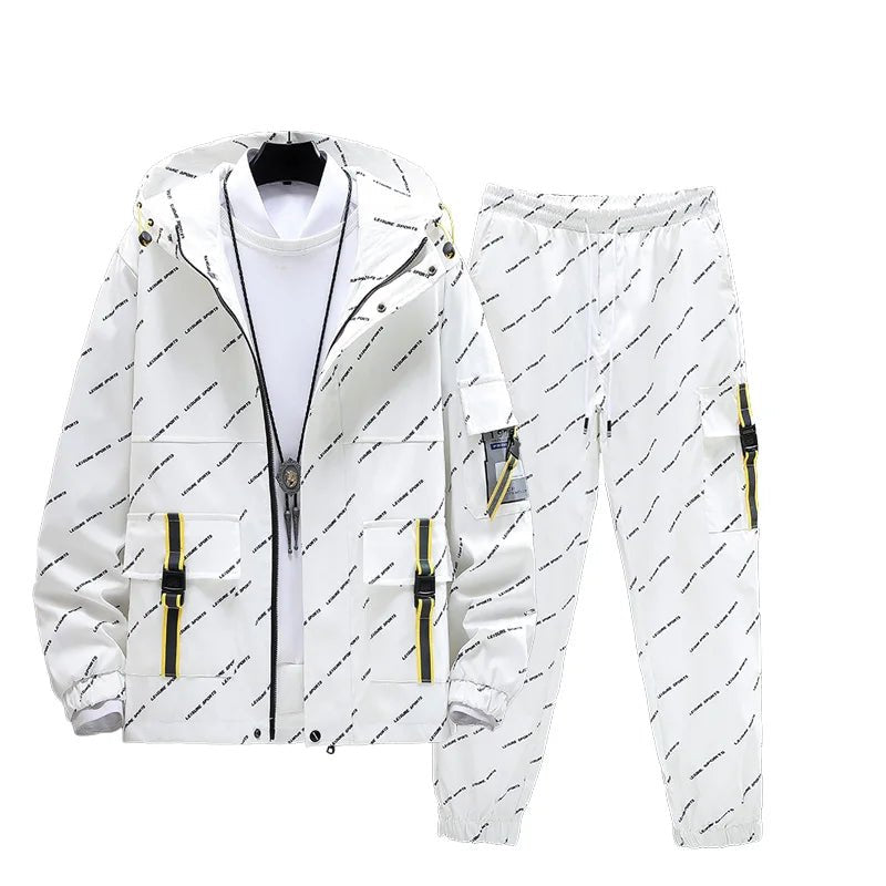 Two Piece Sets Hip Hop Streetwear trackSuit - Fabtukus Luxury