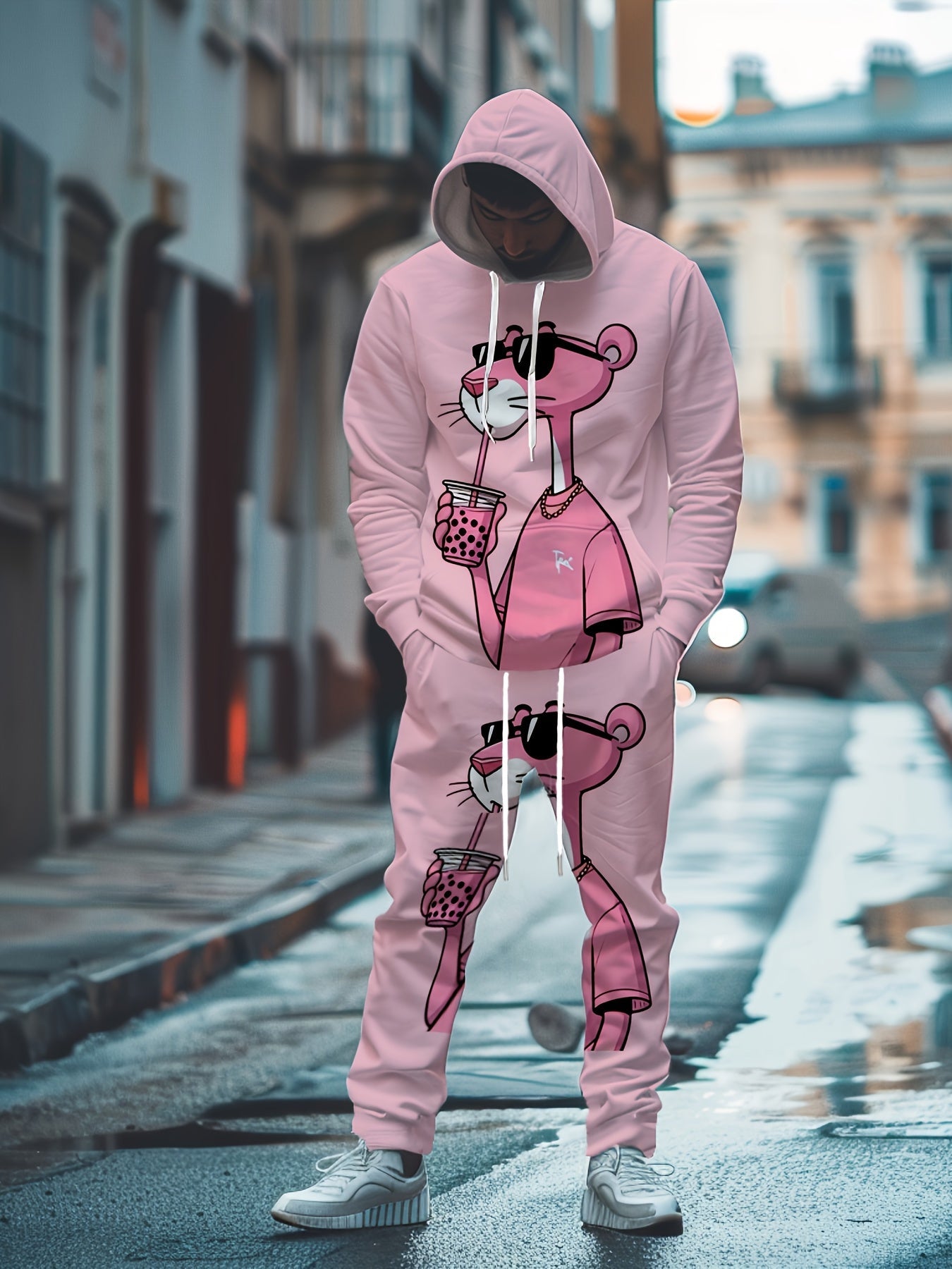 Vintage Hip - Hop Style | Glossy Surface, the First Choice for Gift - Giving Casual Sets, Men' Tracksuit Set, Outfit - Fabtukus Luxury